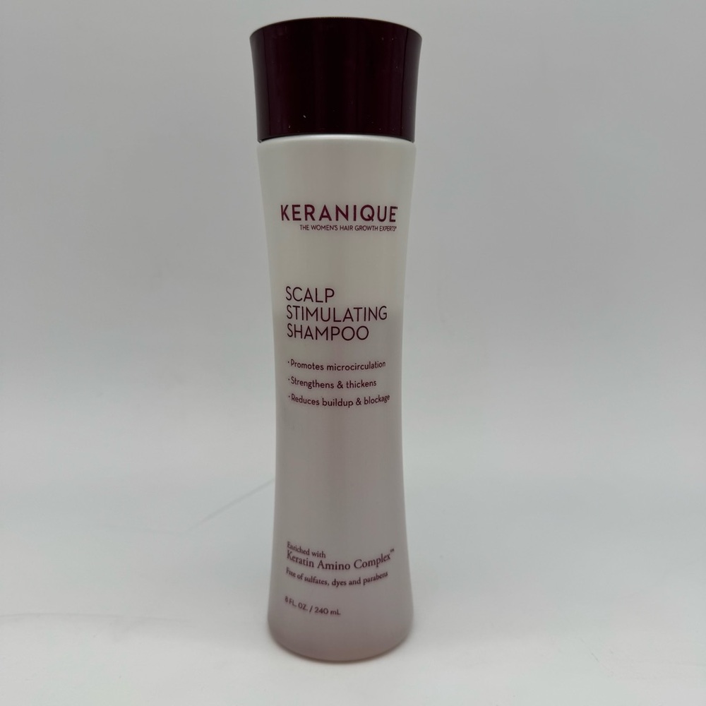 Keranique Scalp Stimulating Shampoo - 8oz - Strengthens & Thickens For Women 60%